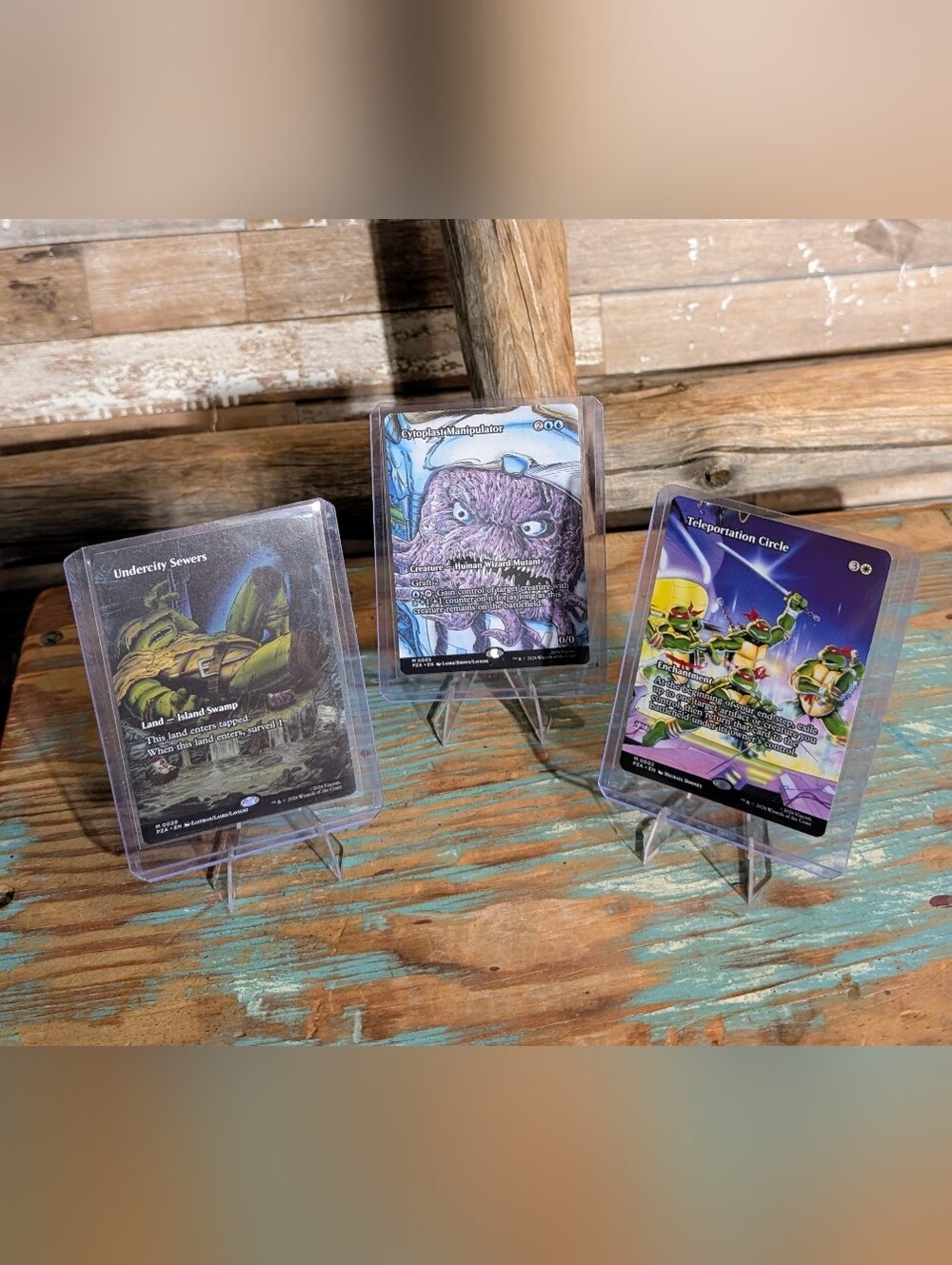 Magic The Gathering TMNT Undercity Sewers 3 Card Bundle
